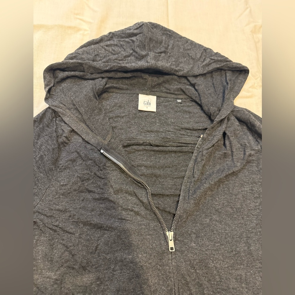 Cabi dark gray comfy jumpsuit size small - Picture 7 of 16